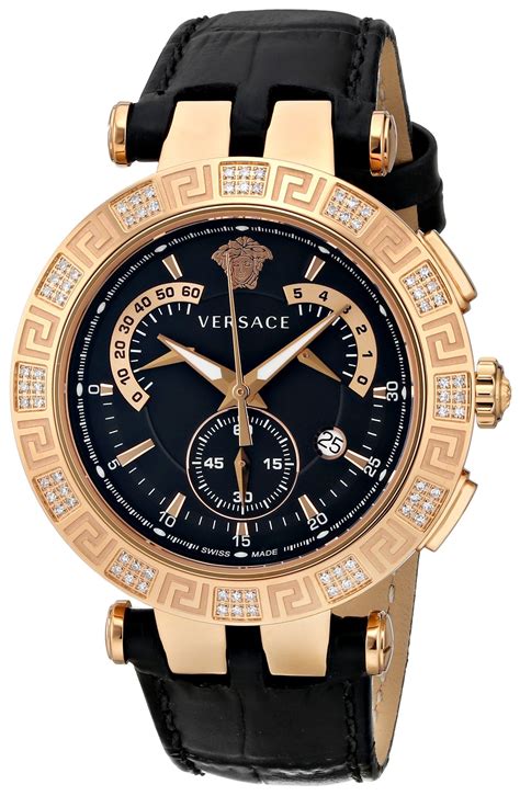 versace v race watch gold|Versace watches with diamond.